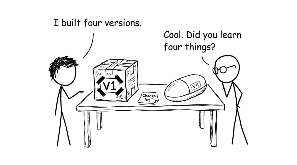Versions joke comic