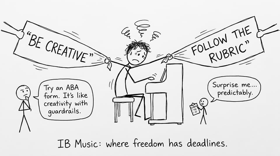 IB Music: where freedom has deadlines.