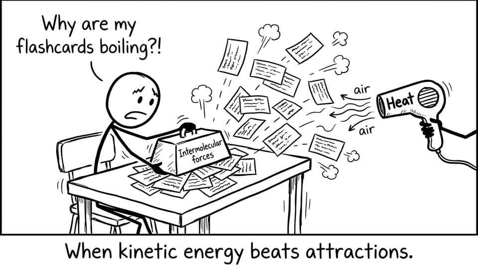 Flashcards boiling comic