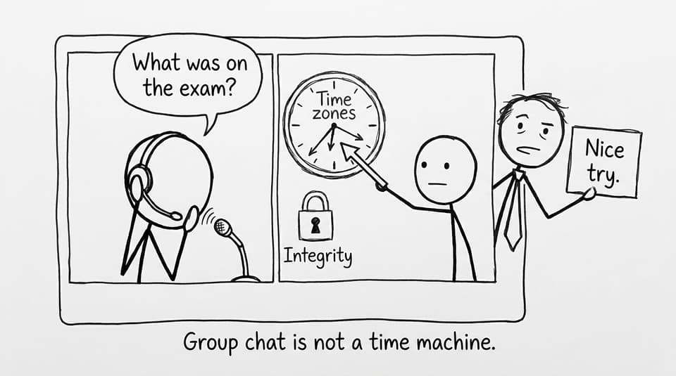 Comic about time zones and integrity