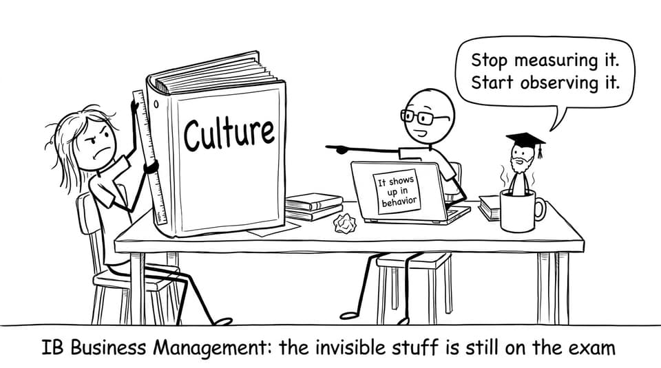 IB students trying to measure culture