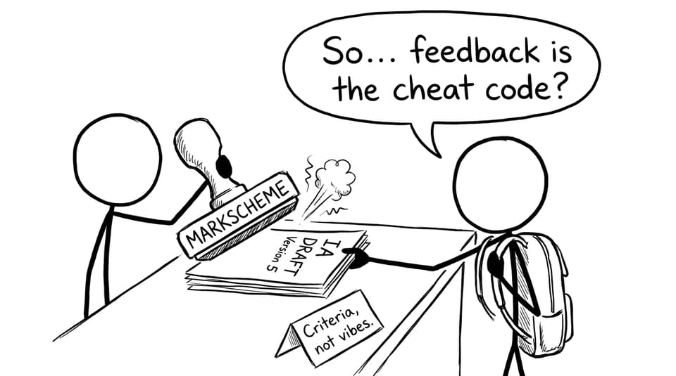 So... feedback is the cheat code?