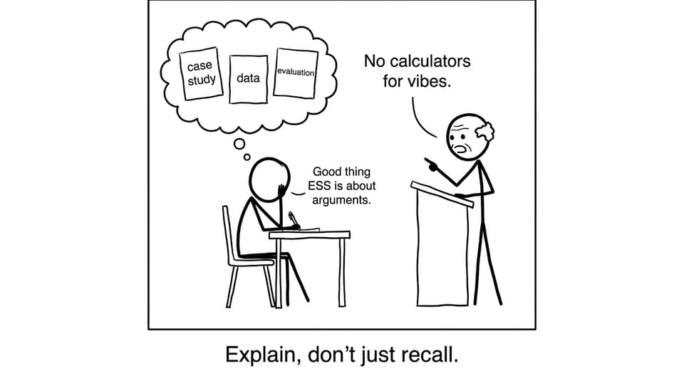 Exam hall: case study, data, evaluation