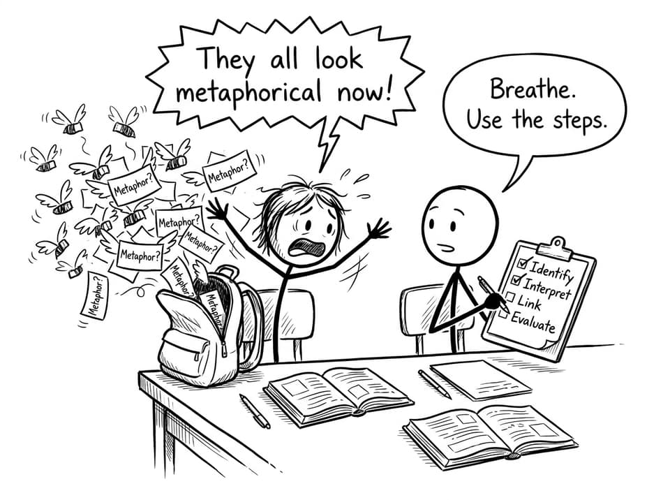 Metaphor sticky notes swarm vs calm checklist