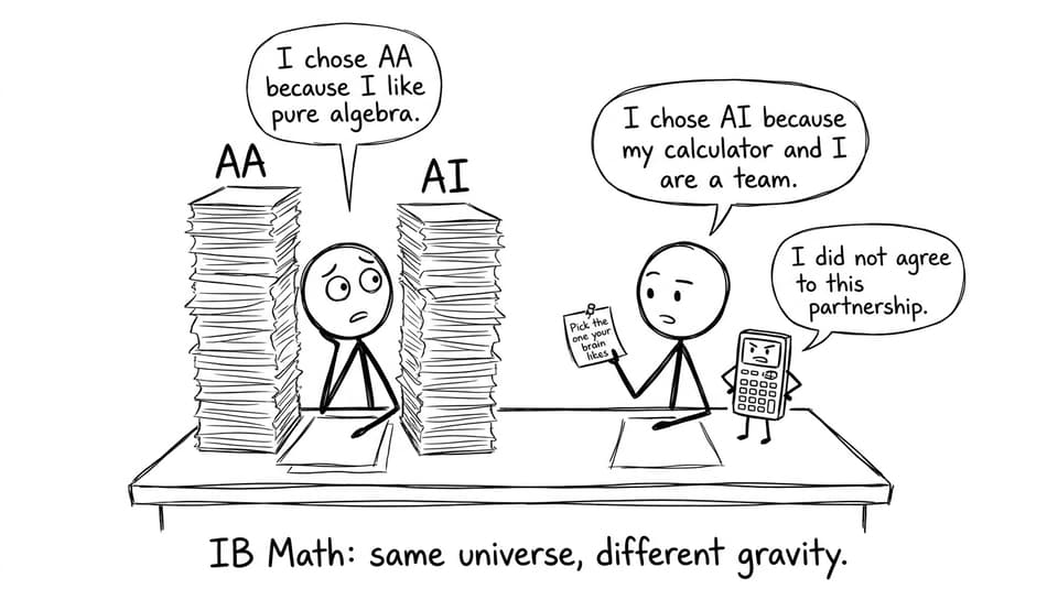 IB Math: AA vs AI comic