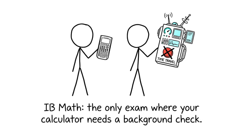 Students compare calculators like trading cards
