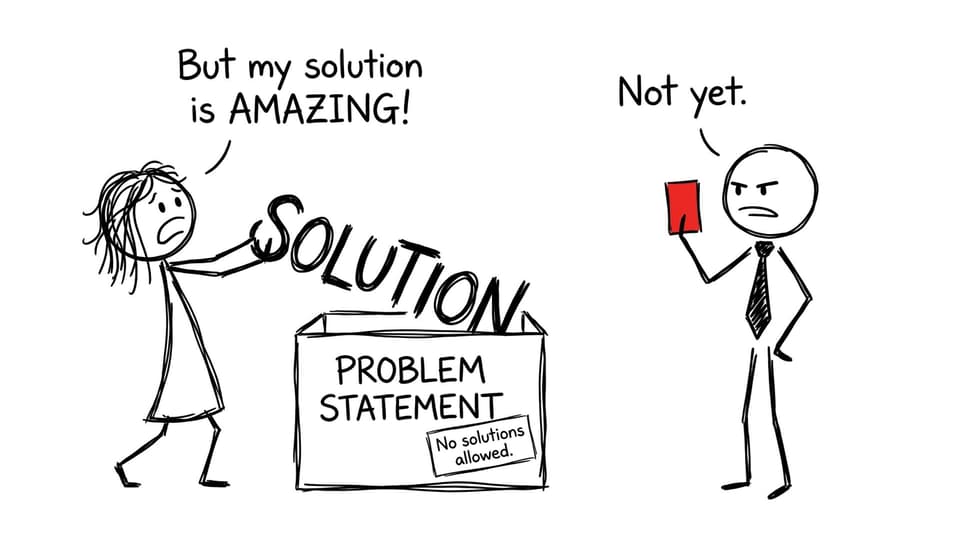 No solutions allowed joke