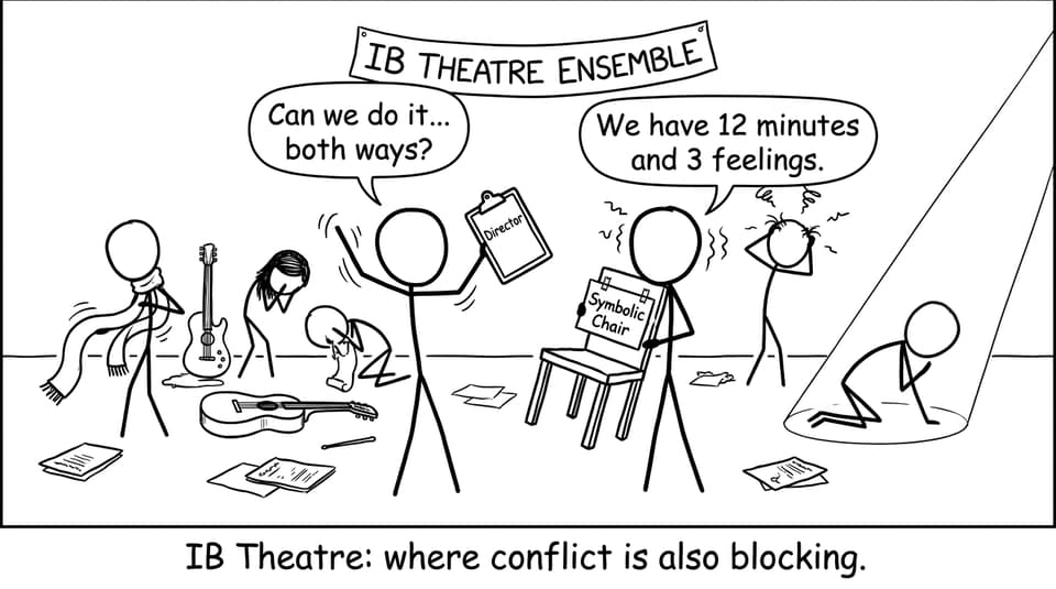 IB Theatre conflict comic