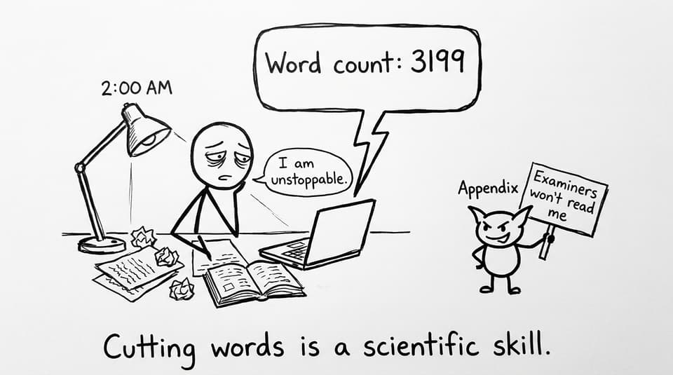 Word count panic and appendix gremlin