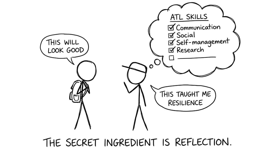 Two students: “looks good” vs “learned resilience”