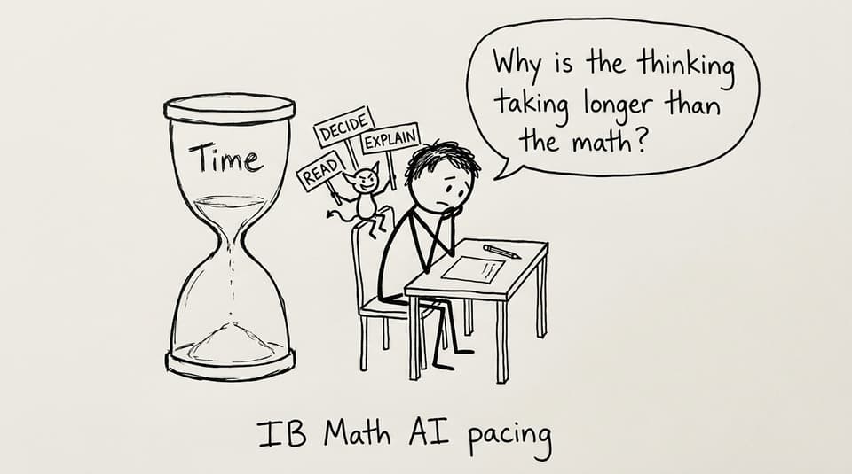 Student vs hourglass: READ, DECIDE, EXPLAIN