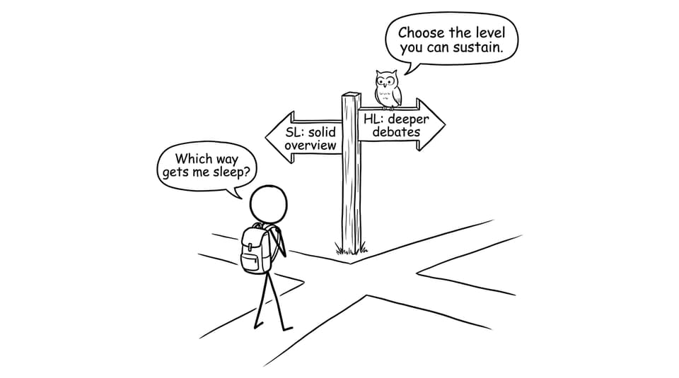 SL vs HL sleep signpost comic