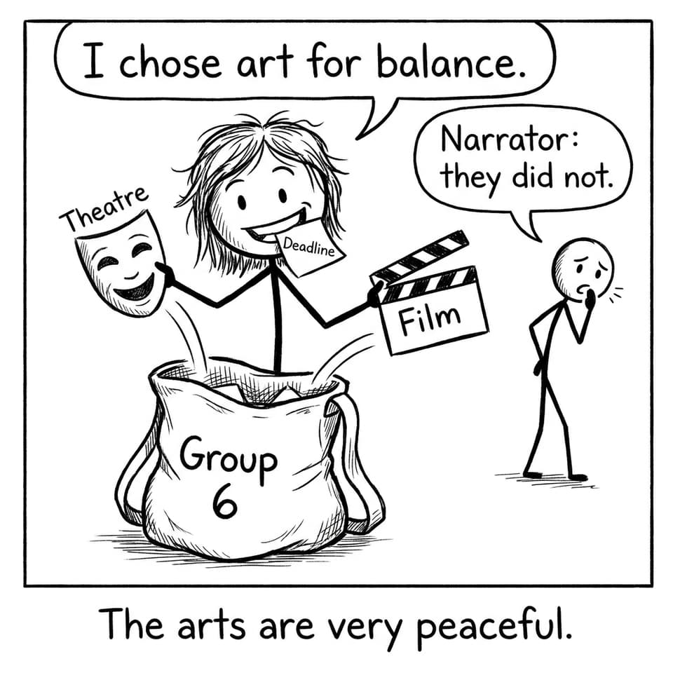 Comic about Group 6 chaos