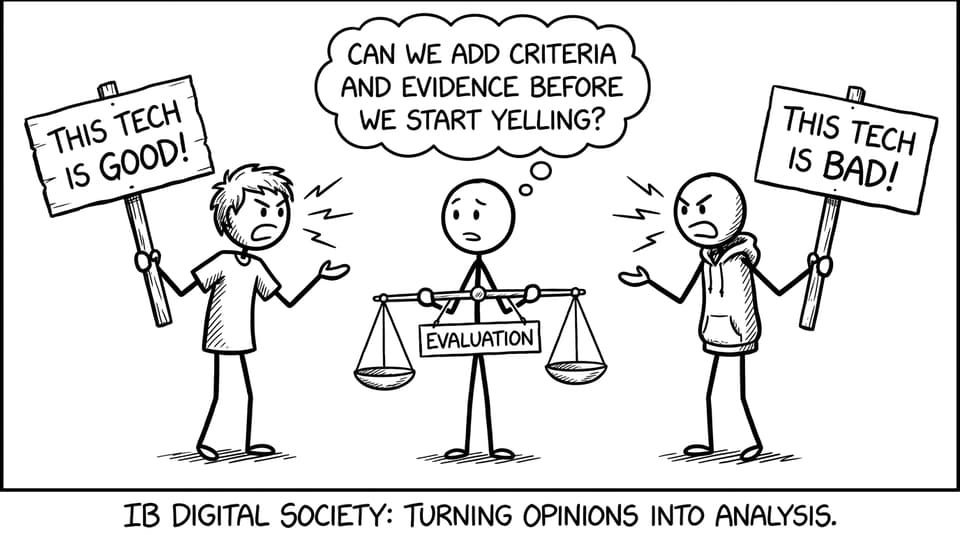 Debate turning into evaluation