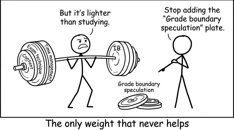 Barbell labeled IB with unnecessary speculation plate