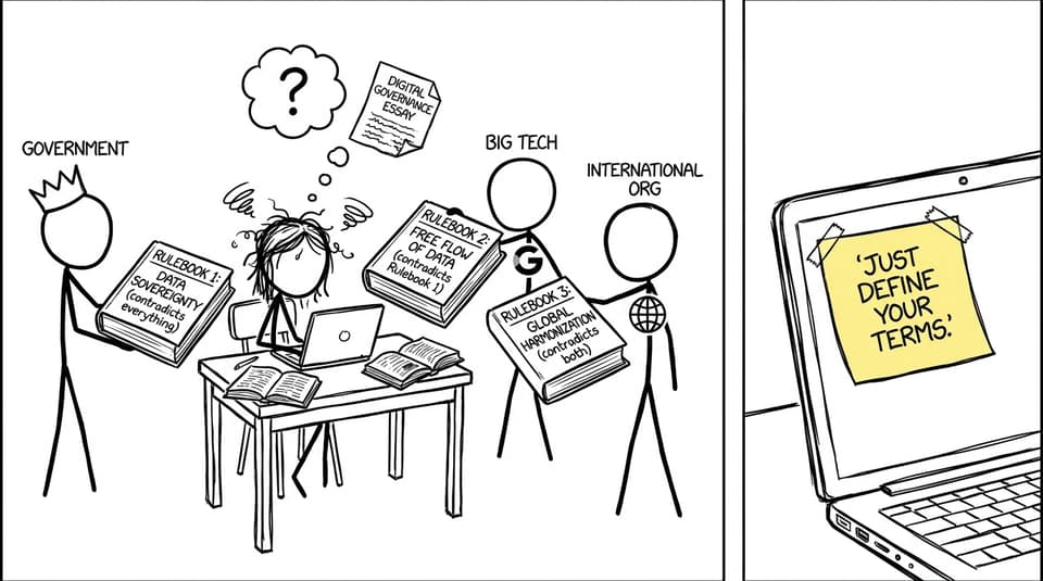 Contradictory rulebooks in digital governance