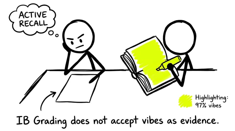 Active recall vs highlighting vibes