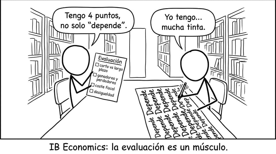 La evaluación no es escribir “depende”