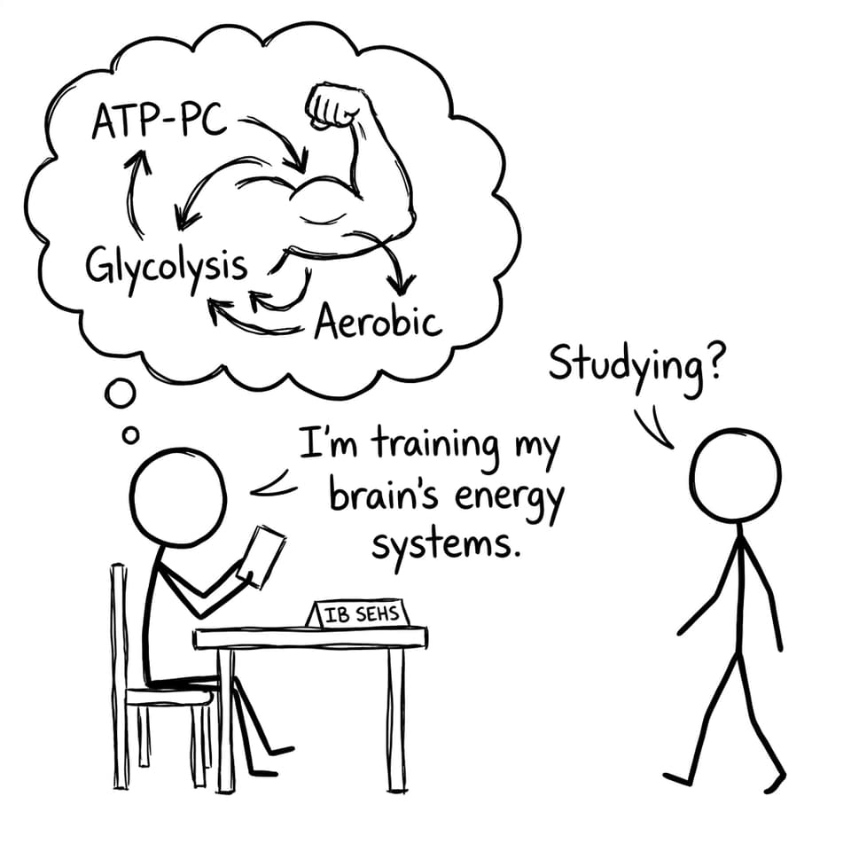 Flashcards energy systems joke comic
