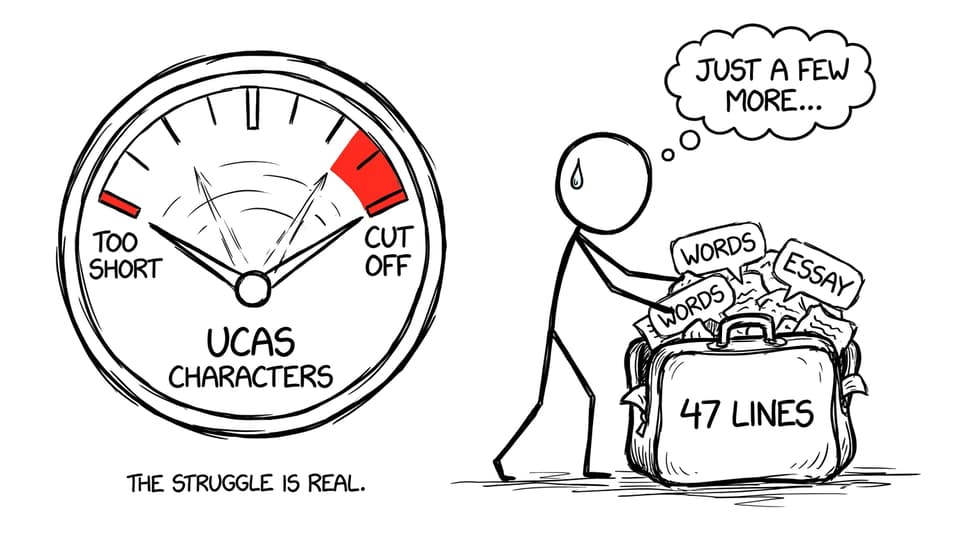 UCAS character counter chaos