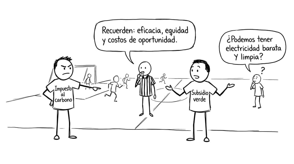 Impuesto al carbono vs subsidio verde