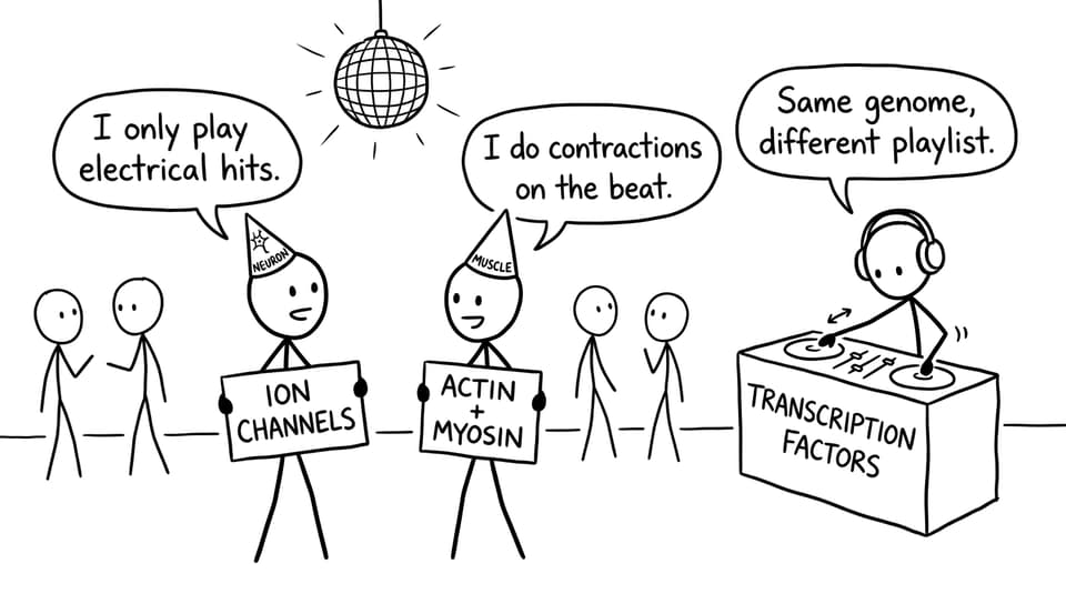 Transcription factors DJ comic