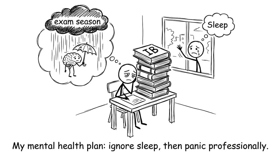 IB student and sleep