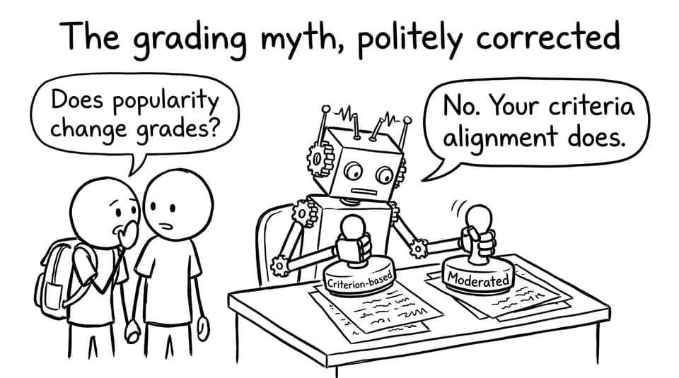 Grading myth comic