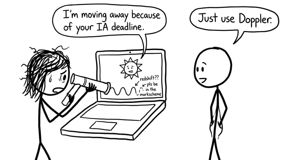 An IB student meets redshift drama