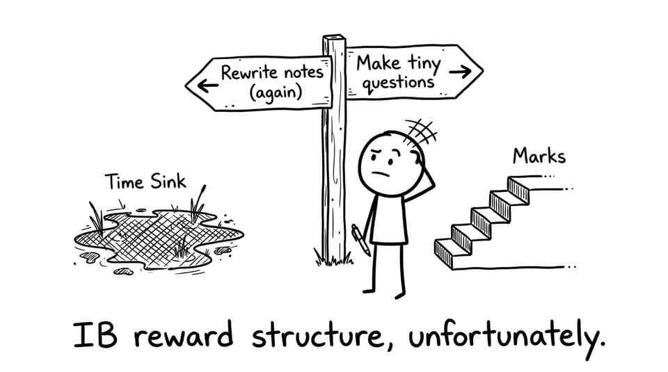 Rewrite notes again vs make tiny questions