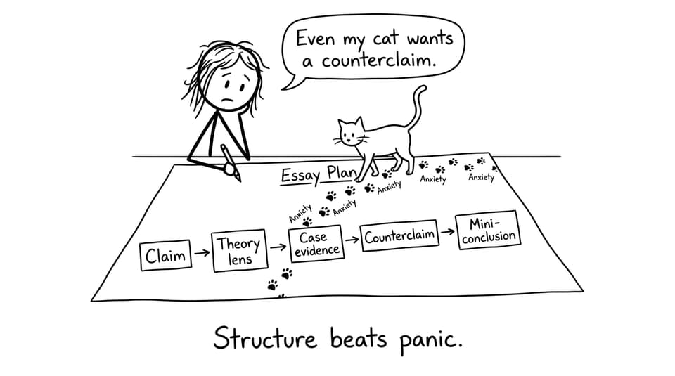 Essay plan vs cat anxiety
