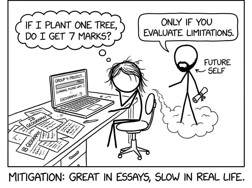 IB student mitigation joke