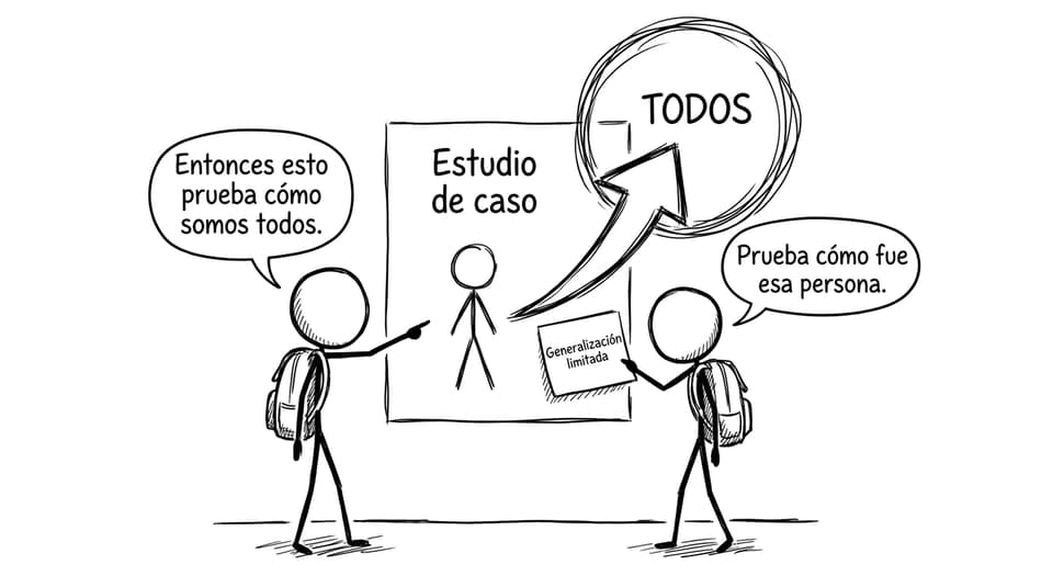 Estudio de caso y generalización limitada