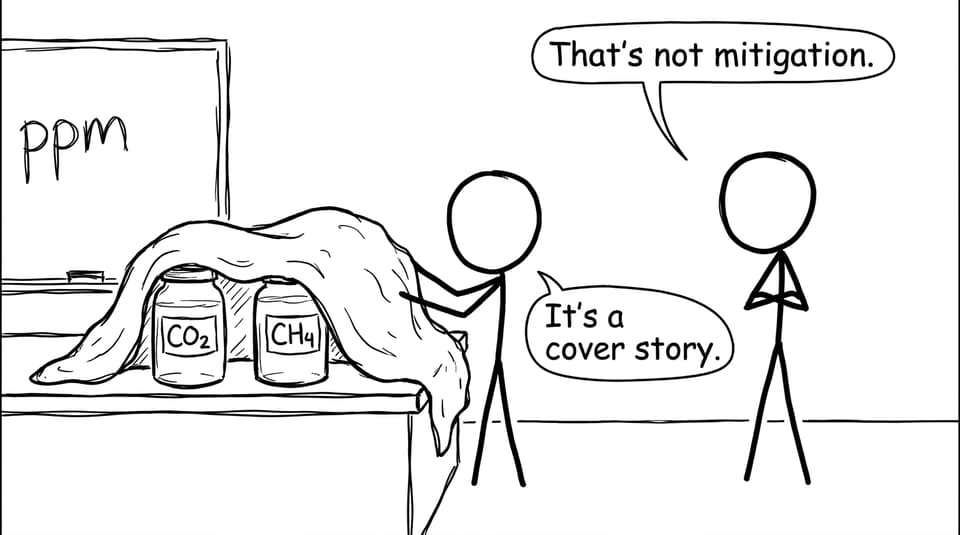 Cover story emissions joke