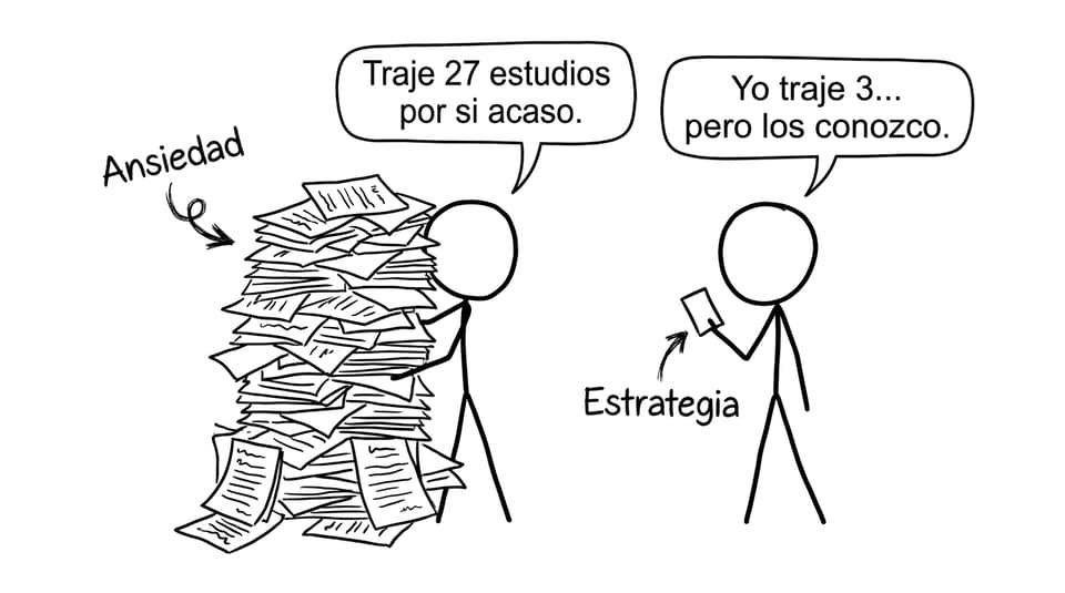 Tres estudios vs veintisiete