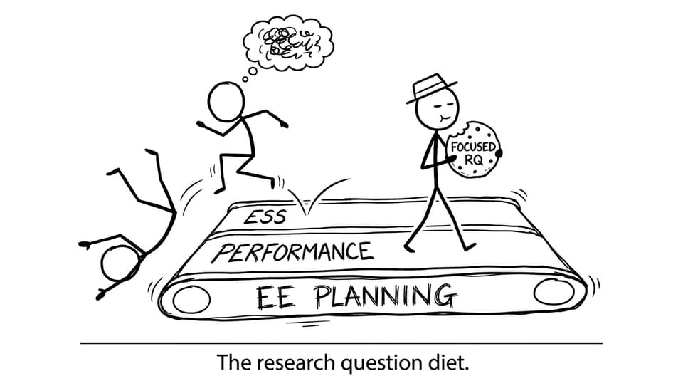 Two students on the EE treadmill: one commits, one keeps switching
