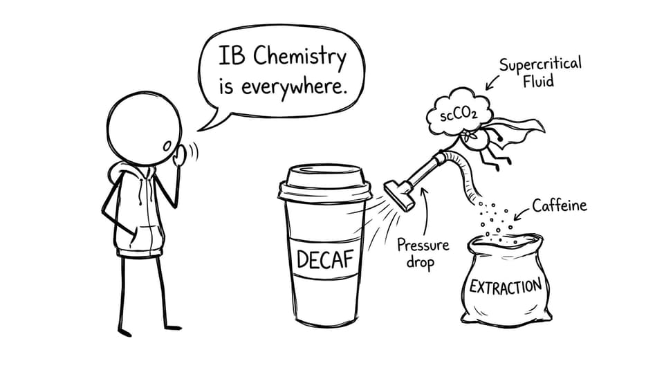 Supercritical CO2 doing a coffee "heist"