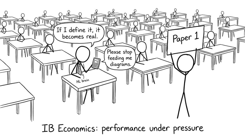 IB Economics exam hall joke