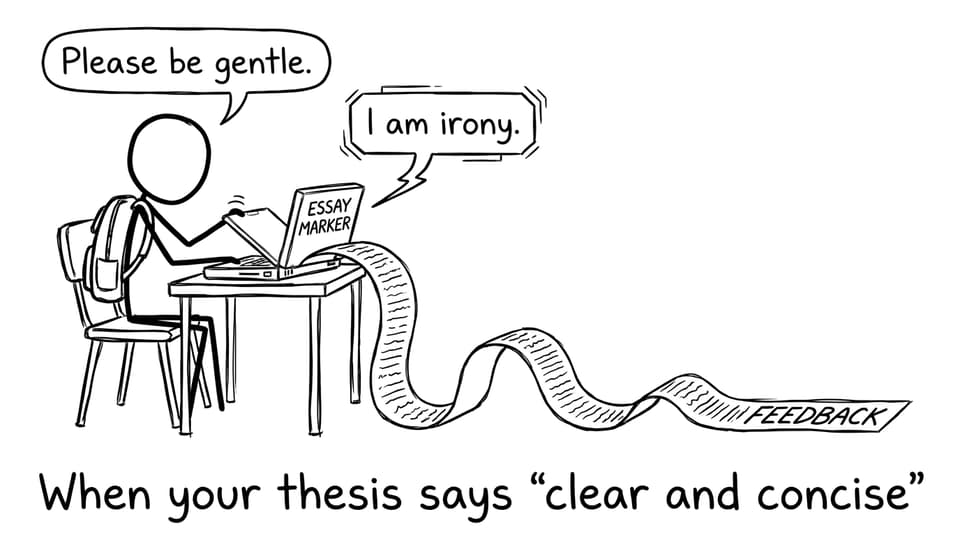 Essay Marker delivers ironic feedback