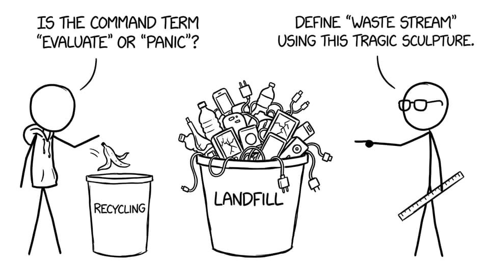 Recycling vs landfill joke
