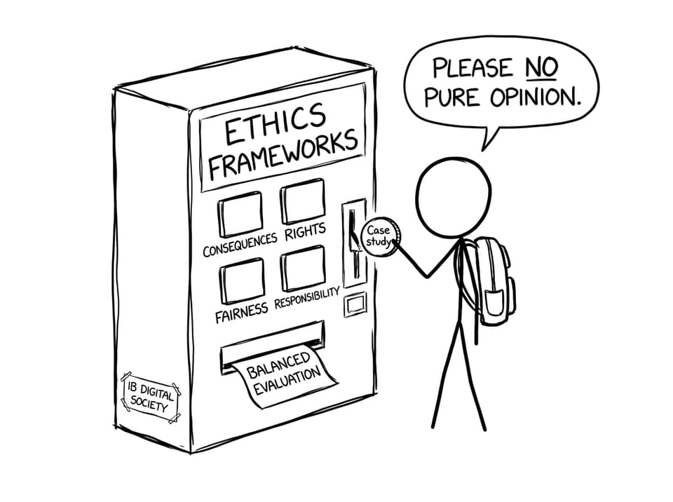 A vending machine that outputs balanced evaluation