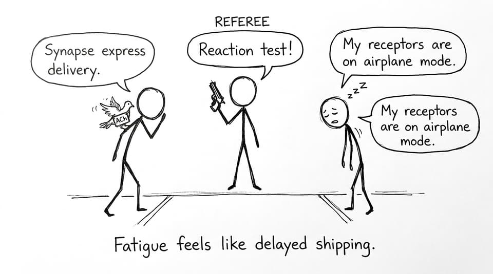 Fatigue delayed shipping comic