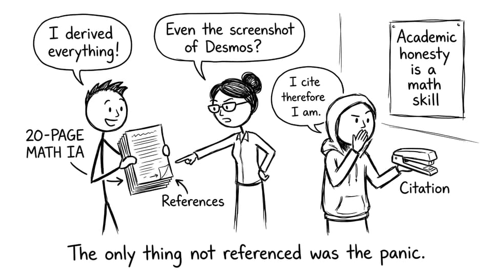 Comic about missing references
