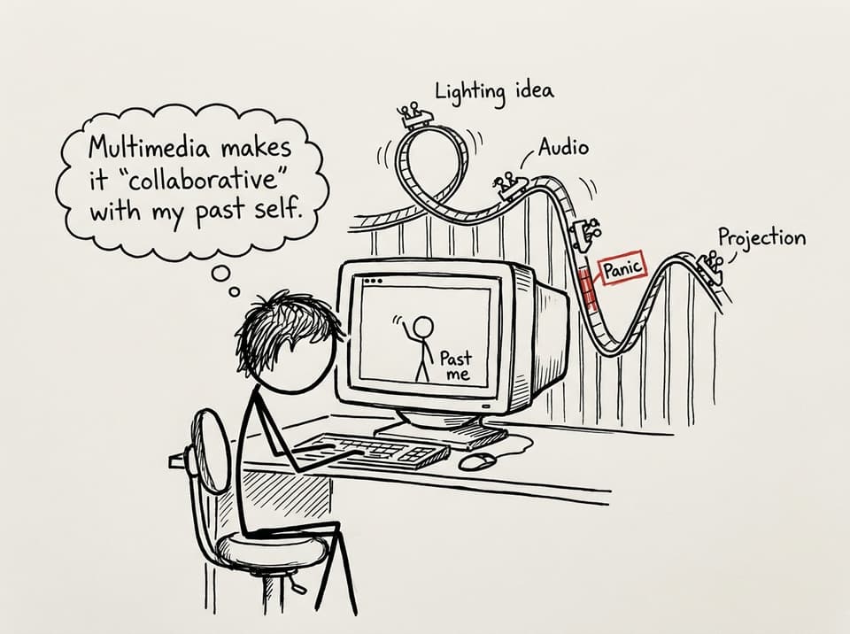 Multimedia makes it 'collaborative' with my past self