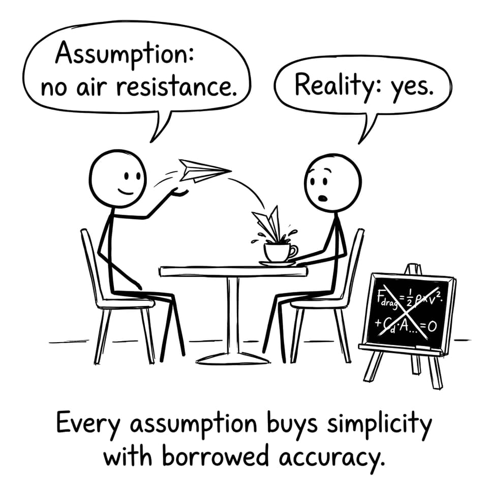 Paper airplane meets reality