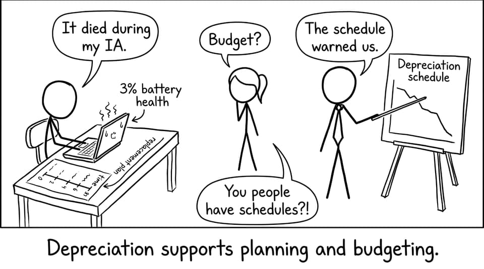 Planning and budgeting comic