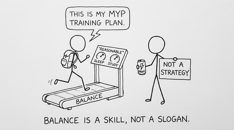 Balance treadmill comic