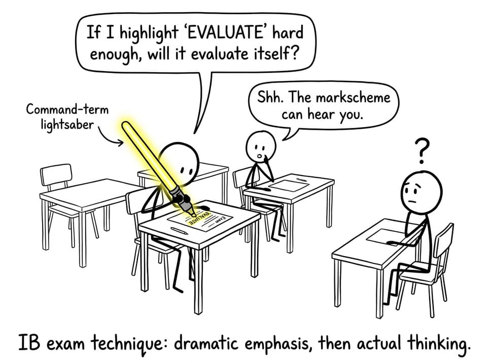 Student using a command-term lightsaber highlighter