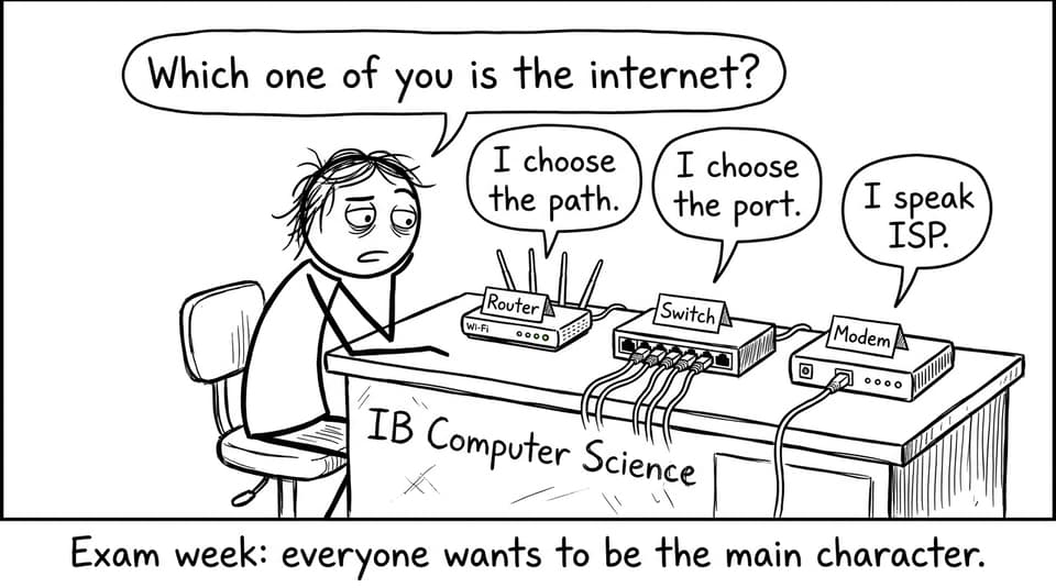 Student vs the “internet box” confusion comic