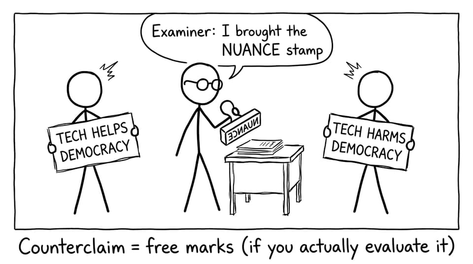 Nuance stamp comic